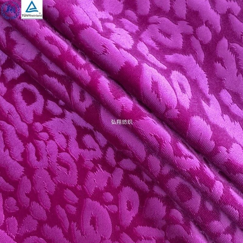 Ployester Vintage Flocked Fabric best